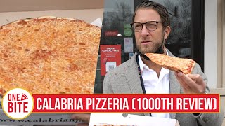 Barstool Pizza Review  Calabria Pizzeria amp Restaurant Livingston NJ 1000th Review [upl. by Rosalia]