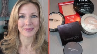 Best amp Worst  Testing Powder Foundations for Mature Aging Skin [upl. by Adella]