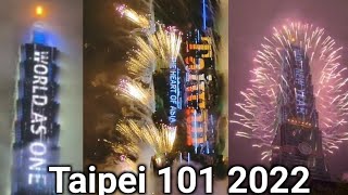 Taipei 101 Fireworks 2022 [upl. by Yvonne158]