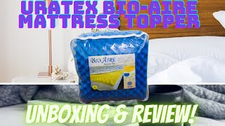 UNBOXING URATEX BIOAIRE MATTRESS TOPPER [upl. by Eartha]