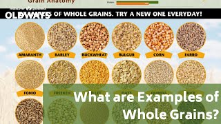 What Are Whole Grains List of Whole Grains [upl. by Annais]