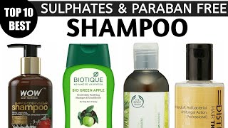 Top 10 Best Toxin Free Shampoos in India  SLS SLES PARABEN FREE SHAMPOOS [upl. by Candyce]