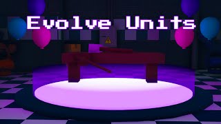 HOW TO EVOLVE UNITS In FIVE NIGHTS TD Roblox [upl. by Nowell]