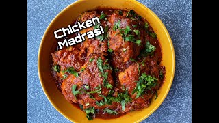 CHICKEN MADRAS CURRY  Restaurant take away style chicken madras  Food with Chetna [upl. by Anwahsar636]