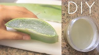 DIY Aloe Vera Juice For Hair Skin and Health [upl. by Akinej]