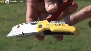 Stanley FatMax Retractable Folding Knife  ITS TV [upl. by Cleodal]