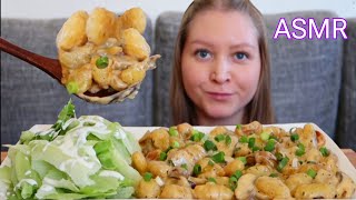 ASMR CREAMY MUSHROOM GNOCCHI 🍄 life update  rant [upl. by Nadda310]