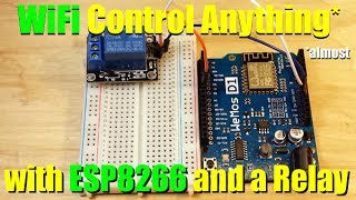 ESP8266 WiFi relay control [upl. by Ahsiened]