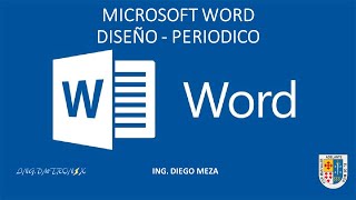 Microsoft Word  Diseño de un Periódico [upl. by Nyllewell]