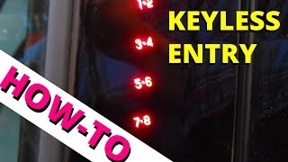 Program amp Erase Your Keyless Entry Code  HOW TO ESCAPE [upl. by Euqcaj919]