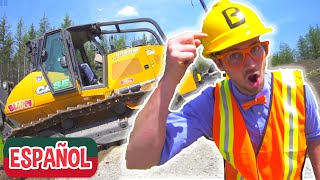 Blippi Español  Bulldozer  Camiones de Construcción para Niños  Canciones Infantiles [upl. by Brass]