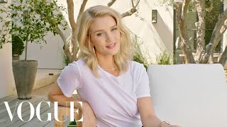 73 Questions With Rosie HuntingtonWhiteley  Vogue [upl. by Adnilra584]