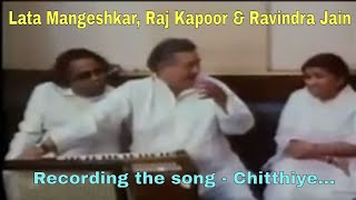 Lata Mangeshkar live recording a song for movie Heena [upl. by Nitsed]