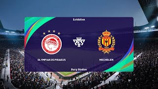 Olympiacos FC vs KV Mechelen 20072024 Club Friendlies PES 2021 [upl. by Maggi817]