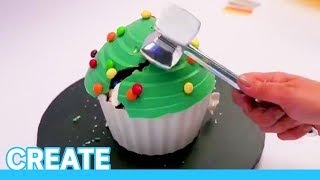 How To Make A Piñata Smash Cake  CREATE [upl. by Billy479]