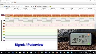 USB Logic Analyzer  Sigrok  Pulseview [upl. by Oninrutas]