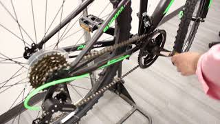 Huffy Bike Rear Derailleur adjustment [upl. by Ilrahc]