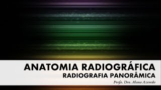 Anatomia radiografica Estruturas anatômicas em radiografia panorâmica [upl. by Ainegue]