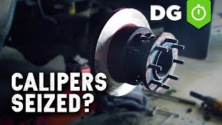 Brake Caliper Keeps Seizing Simple Fix  DO THIS FIRST [upl. by Rombert]