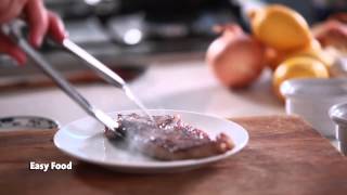 Easy Food sizzle steak and sauce [upl. by Eibloc]