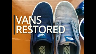 Old Vans Shoes Restoration  Simple and Cheap [upl. by Romeo]