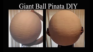 Giant Pinata  Big Pinata  Surprise Pinata Ball  DIY Pinata  How to make a super size pinata ball [upl. by Yellas]