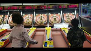 Skee Ball at Chuck e Cheese [upl. by Oivlis]