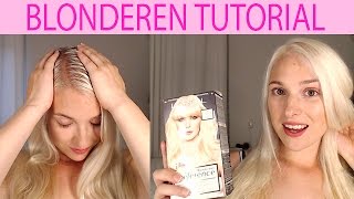 TUTORIAL  Zo blondeer ik mijn haar [upl. by Vivie854]