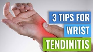 Three Tips for Wrist Tendinitis [upl. by Annalla]