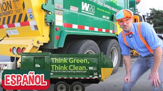 Blippi recicla con los camiones de la basura  Compilación  Aprende con Blippi [upl. by Granthem]