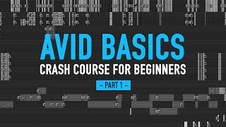 Avid for beginners PART 1  Crash course in Avid Media Composer  101 basic tutorial [upl. by Jsandye]