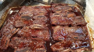 Teriyaki Flat RibsKorean Short Ribs Oven Baked [upl. by Bridgid142]