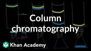 Column chromatography  Chemical processes  MCAT  Khan Academy [upl. by Shaeffer412]