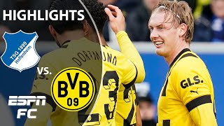 🚨 TSG Hoffenheim vs Borussia Dortmund  Bundesliga Highlights  ESPN FC [upl. by Yllitnahc]