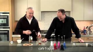 How to make a frappé coffee using an aerolatte milk frother [upl. by Jerry745]