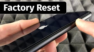 How to Factory Reset iPhone XR  Restore iPhone amp Delete everything [upl. by Ecneitap917]