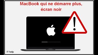 Macbook qui ne démarre plus écran noir résolution [upl. by Ahtoelc]