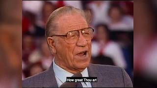 George Beverly Shea Sings quotHow Great Thou Artquot [upl. by Riorsson]