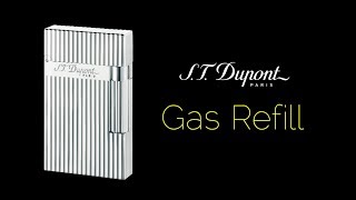 Gas Refill How To Guide on ST Dupont Ligne 2 Lighter 2019 [upl. by Nnylhsa]