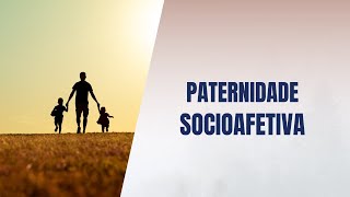 Paternidade socioafetiva [upl. by Adnima962]