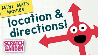 Location amp Directions  Mini Math Movies  Scratch Garden [upl. by Codee]