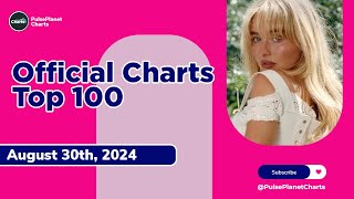 UK Official Singles Chart Top 100 August 30th2024 [upl. by Cesaro]