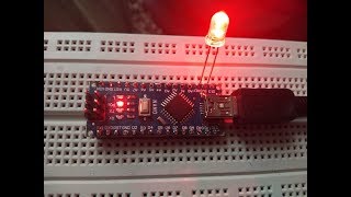 Arduino Nano Basics Project Led Blink [upl. by Bathilda]