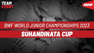 BWF World Junior Mixed Team Championships 2023  China vs Indonesia  F [upl. by Rufford]