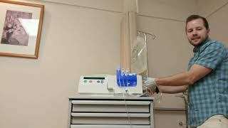 Baxter Peritoneal Dialysis Machine Set up [upl. by Marja]