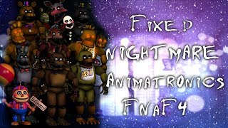 Speed Edit  FNAF  Making Fixed Nightmare Animatronics V3 [upl. by Veator]