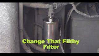 Holden VZ Commodore Change Your Fuel Filter Similar to VTVXVY HD [upl. by Milissent691]