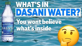 What’s in Dasani Water We were blown away by whats inside [upl. by Alrak231]