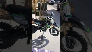 Mototec 36v pro electric dirtbike 1000w lithium review [upl. by Alyakim]