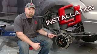 F150 StopTech FrontRear Brake Rotor Kit With Posi Quiet Brake Pads 6Lug 20122017 Installation [upl. by Abner]